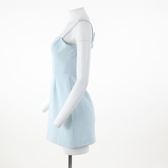 French Connection Whisper Sweetheart Tie-Back Mini Sheath Dress - Picture 4 of 5